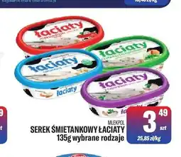 TomiMarkt Serek śmietankowy Łaciaty z czosnkiem Mlekpol oferta