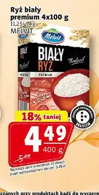Prim Market Ryż biały premium Melvit 4-pak oferta