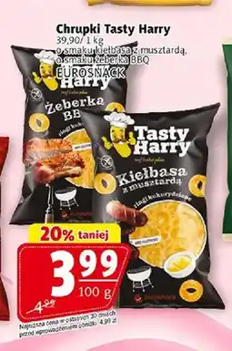 Prim Market Chrupki Tasty Harry o smaku kiełbasa z musztardą Eurosnack oferta