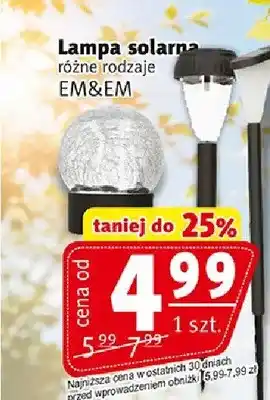 Lampa solarna EM&EM