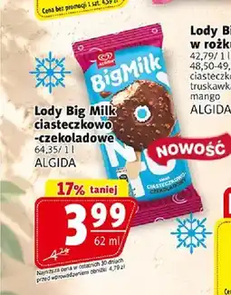 Prim Market Lody Big Milk ciasteczkowo-czekoladowe Algida oferta