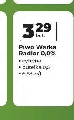 Odido Piwo bezalkoholowe Warka Radler 0,0% Cytryna oferta