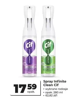 Spray do czyszczenia Infinite Clean Cif
