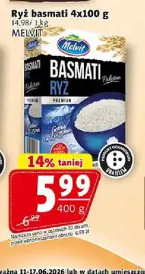 Prim Market Ryż basmati Melvit 4-pak oferta