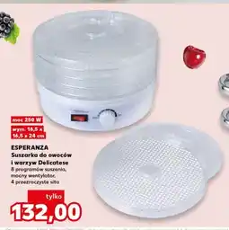 Kaufland Suszarka do owoców i warzyw Esperanza Delicatese oferta