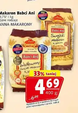 Prim Market Makaron wałkowany swojski 4-jajeczny Babci Ani oferta