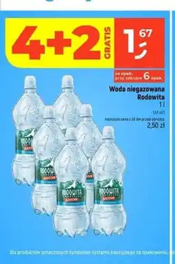 Dealz Woda niegazowana Rodowita oferta