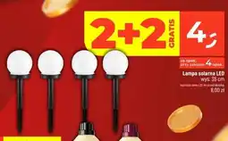 Dealz Lampa solarna LED wys. 35 cm oferta