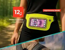 Dealz Saszetka-nerka na telefon z kieszonką na zamek i otworem na słuchawki oferta