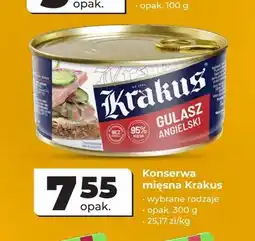 Odido Konserwa mięsna Krakus Gulasz Angielski oferta