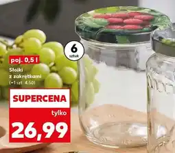 Kaufland Słoiki z zakrętkami 6-pak oferta
