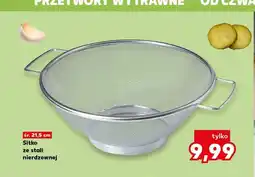 Kaufland Sitko ze stali nierdzewnej śr. 21,5 cm oferta