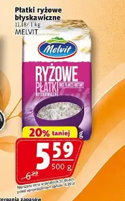 Prim Market Płatki ryżowe błyskawiczne Melvit oferta