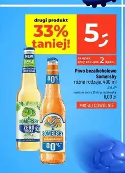 Dealz Piwo bezalkoholowe Somersby Zero Sugar Apple oferta