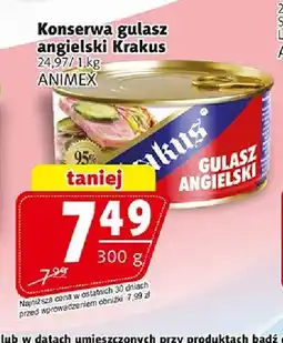 Prim Market Konserwa gulasz angielski Krakus oferta