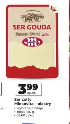 Odido Ser żółty Gouda Mlekovita plastry oferta