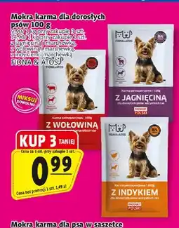 Prim Market Mokra karma dla dorosłych psów Fiona & Atos z jagnięciną i marchewką oferta