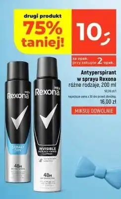 Dealz Antyperspirant w sprayu Rexona Men Cobalt Dry oferta