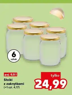 Kaufland Słoiki z zakrętkami 6-pak oferta