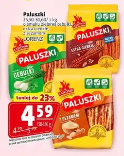 Prim Market Paluszki o smaku zielonej cebulki Lajkonik oferta