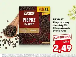 Kaufland Pieprz czarny ziarnisty Prymat XL oferta