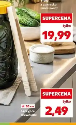 Kaufland Szczypce drewniane 30 cm oferta