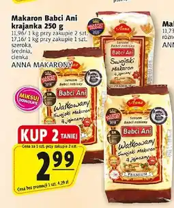 Prim Market Makaron krajanka szeroka Babci Ani oferta