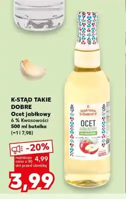 Kaufland Ocet jabłkowy K-Stąd Takie Dobre oferta