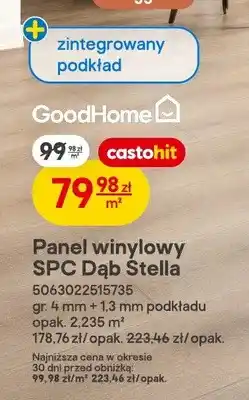 Castorama Panel winylowy SPC Dąb Stella oferta