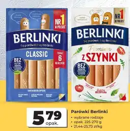Odido Parówki Berlinki z Szynki oferta