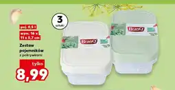 Kaufland Zestaw pojemników z pokrywkami BranQ 3-pak oferta