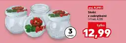 Kaufland Słoiki z zakrętkami 3-pak oferta