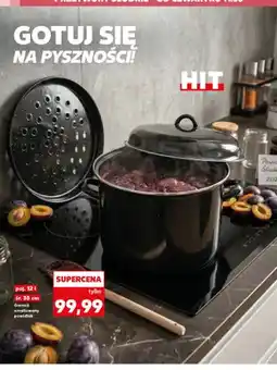 Kaufland Garnek emaliowany powidlak 12 l śr. 30 cm oferta