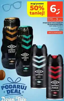 Dealz Żel pod prysznic Umbro Energy oferta