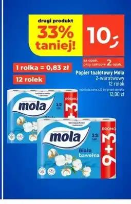 Dealz Papier toaletowy Mola Bezzapachowy i naturalny oferta