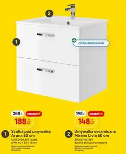 Castorama Szafka pod umywalkę GoodHome Aruna 60 cm oferta