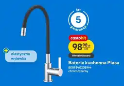 Castorama Bateria kuchenna Piasa chrom/czarny oferta