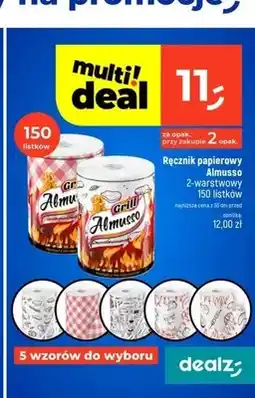 Dealz Ręcznik papierowy Almusso Grill 2-warstwowy oferta