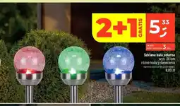 Dealz Szklana kula solarna wys. 36 cm oferta