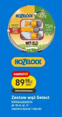 Castorama Zestaw wąż Select Hozelock oferta