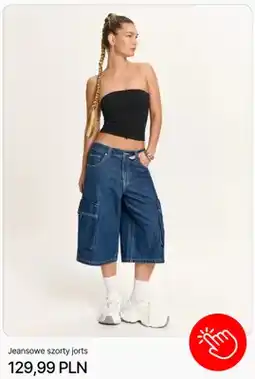 Cropp Jeansowe szorty jorts Cropp oferta
