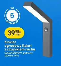 Castorama Kinkiet ogrodowy Kalari z czujnikiem ruchu grafitowy oferta