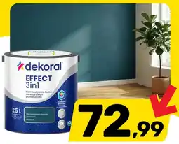 Bricomarche Farba plamoodporna Dekoral Effect 3in1 granatowy morski oferta