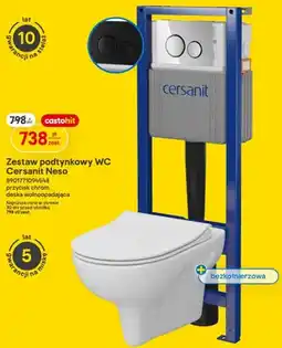 Castorama Zestaw podtynkowy WC Cersanit Neso oferta
