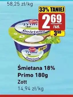 API MARKET Śmietana 18% Primo Zott oferta