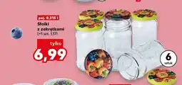 Kaufland Słoiki z zakrętkami 6-pak oferta