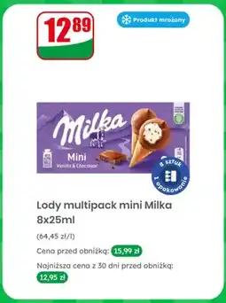 Dino Lody multipack mini Milka 8-pak oferta