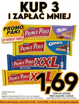 Kupiec Wafel Prince Polo w mlecznej czekoladzie Milka oferta