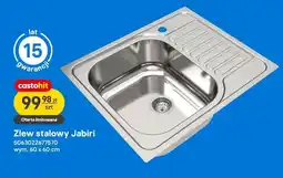 Castorama Zlew stalowy Jabiri oferta