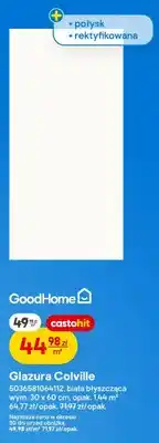 Castorama Glazura Colville GoodHome biała błyszcząca oferta